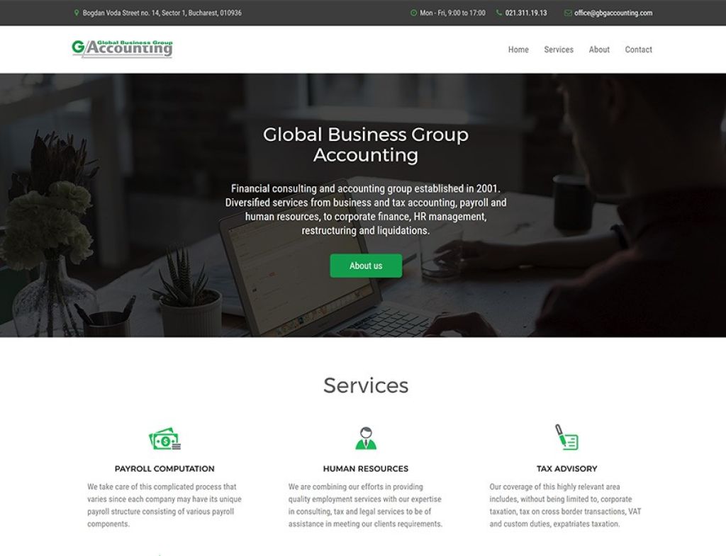 Global Business Group Accounting