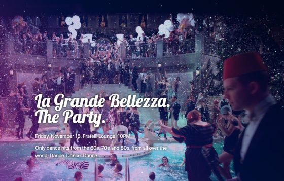 La Grande Belezza. The Party.